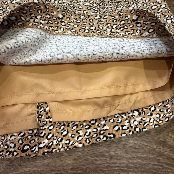 J. Crew Factory Basketweave Sheath Dress, Animal Print Women's Dress, Size 10 - Picture 7 of 14